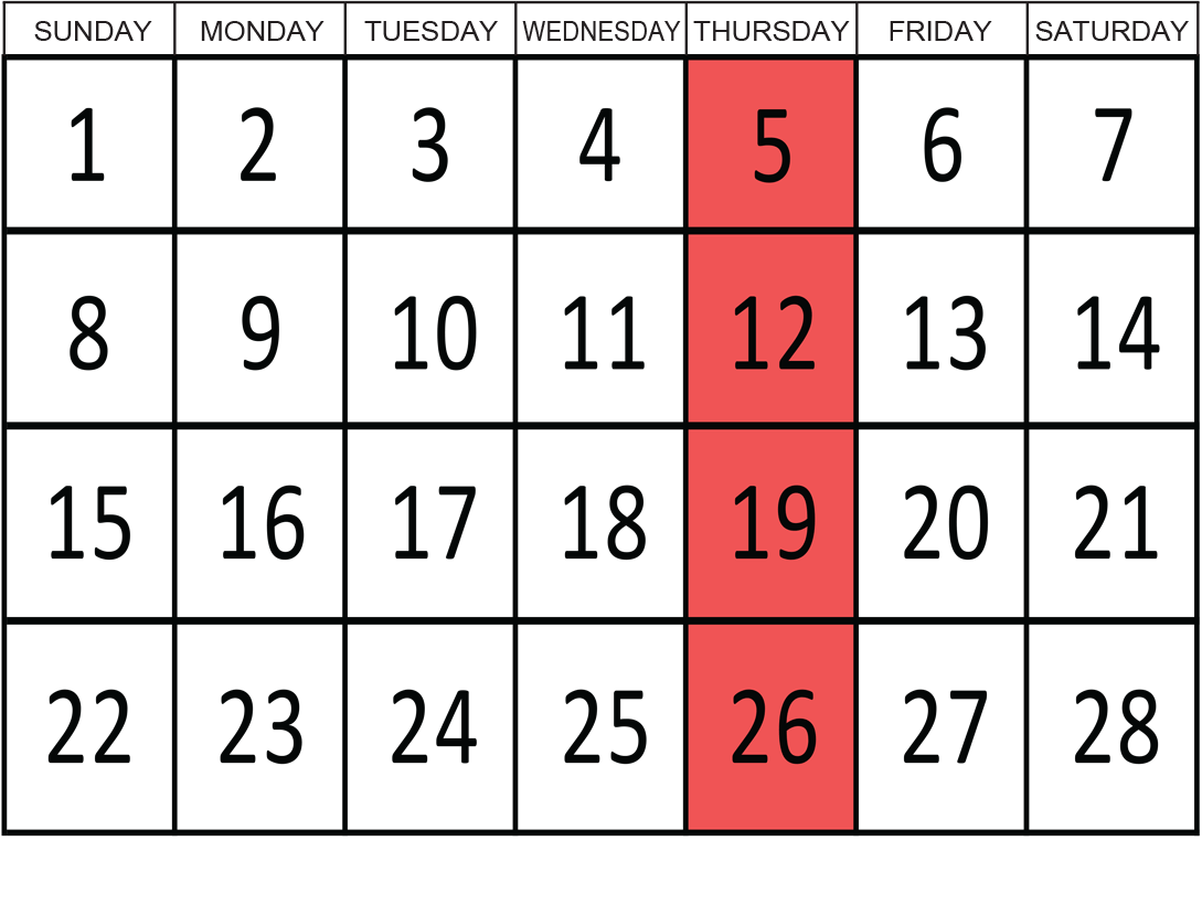 February 2026: No removals this month.
